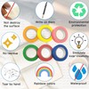 HUAZIZ 6 Rolls of Coloured Tape, Each Roll is 20