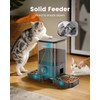 oneisall Automatic Cat Feeders 2 Cats, 20 Cups/5L Cat Auto