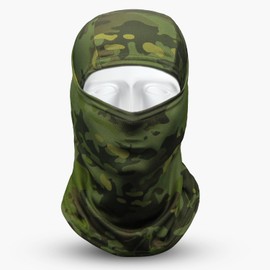 BLIENCE Camo Face Mask Bandana Balaclava Hood Headwear for Men Women Tactical Training Cycling Ski Wind-Resistant Hunting
