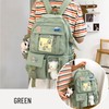 srdmuph Kawaii Backpack with Cute Accessories Pin Pendant Travel Laptop