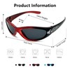 XINBO LOOK 3-pairs Kids fashionable flame texture Sunglasses, for Kids