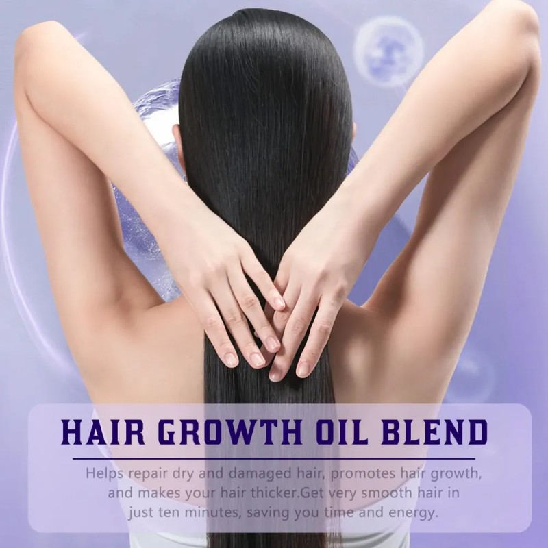 Aceite Y Mascarilla For El Crecimiento Del Cabello Sin Calv