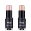 Bronzers Highlighter-Stifte, 2 Farben, schimmernd, Creme, Puder, wasserfest, helle Gesichtskosmetik