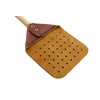 Heavy Duty Leather Fly Swatter with Oak Wooden Handle 18