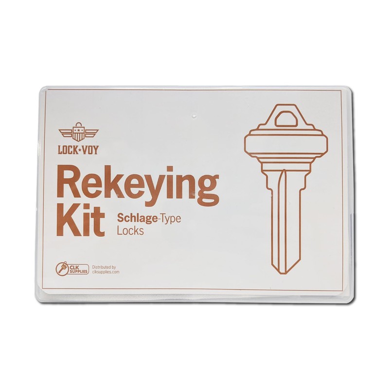 SUMMIT DOORWARE Premium Schlage Rekey Kit Compatible with 50 Master