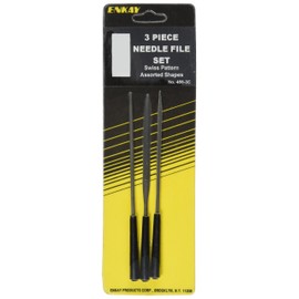 Enkay 450-3C Needle File Set, Carded, 3-Piece