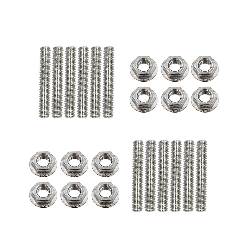QGHAUC Valve Cover Stainless Steel Stud Kit Bolts Compatible For