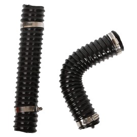 OVO Flex Easy Retrofit Flexible Pipes to Install Quickly and Easily a New Central Vacuum to an Existing Pipiping Network, Black (PIP-FLEX-12-HCSS)