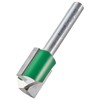 Trend CraftPro Straight Two Flute Router Cutter Bit, 1/4 Inch