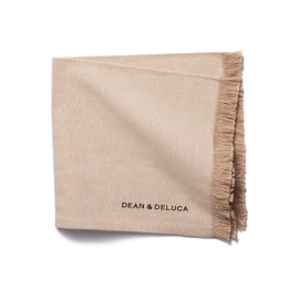Dean and Deluca Cotton Chambray Napkins, Beige, Approx. 17.7 x 18.7 inches (45 x 45 cm)