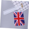 Operitacx UK Flag Hand Flags 50pcs Mini Britain Flags on