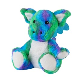 Warmies 13'' Fully Heatable Cuddly Toy scented with French Lavender - Rainbow Dragon, Medium, CP-DRA-4