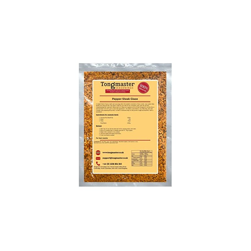 Pepper Steak - Meat Rub - Glaze - 600g