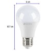 Volteck LED-60FX4, Lámpara de led, A19, 9W, E27, luz de