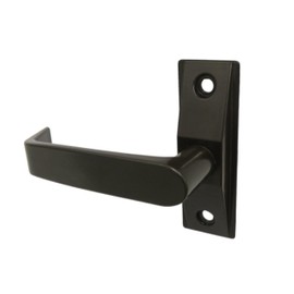 elox Storefront Lock Type Deadlatch Extended Version Lever Handle for Adams Rite Narrow Stile Lock Bronze Duronodic Color (Right Hand)