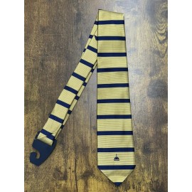 Brooks Brothers Blue Striped Notre Dame Tie 100% Silk Men's Necktie 58"