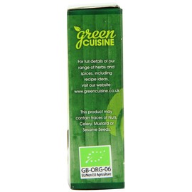 Green Cuisine Organic Nutmeg Ground 20 g (Pack of 6)