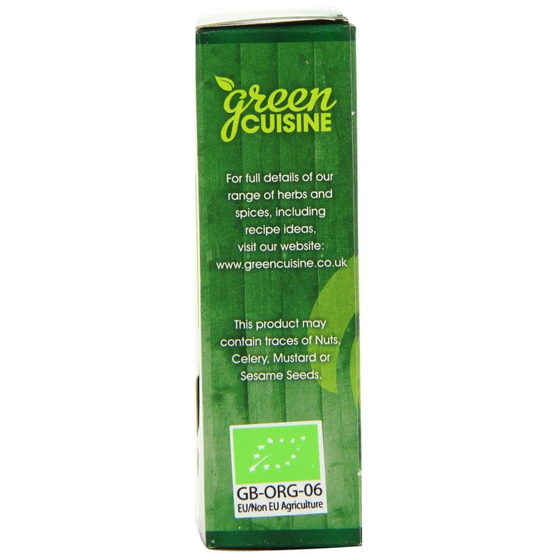 Green Cuisine Organic Nutmeg Ground 20 g (Pack of 6)
