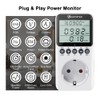 KETOTEK Electricity Meter for Socket Electricity Meter Energy Cost Meter