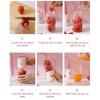 Portable Blender 6 Blades USB Rechargeable Multifunction Mini Fruit Mixer