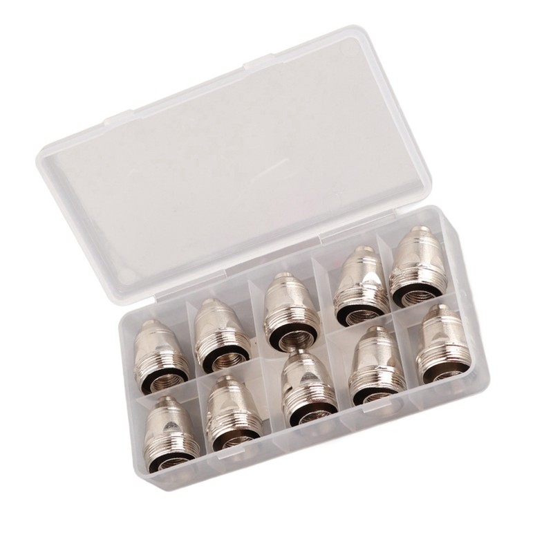 P80 Plasma Cutter Torch Electrode Nozzle Combination Set 20pcs (1.5mm