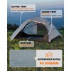 2 Person Backpacking Tent - 3 Season Waterproof Ultralight Compact，Aluminum