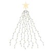 SALCAR 1.5 m Christmas Tree Fairy Lights with Ring, 8