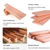 HWYEE 1Pcs 1/8" x 1" x 12" C110 Copper Flat