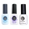 GC Nails Pack De Top Gel. Gel Base Y Mate.