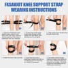 fxsavjot Professional Patella Knee Brace Pro for Knee Pain/Meniscus Tear,Adjustable