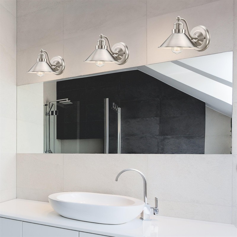 Kira Home Welton 11" Modern Farmhouse Vanity Light with Funnel