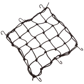 ai-NET(アイネット) 【3ヶ月保証付】ツーリングネット バスケットネット 40cmX40cm ブラック 黒【ainet製】 35199