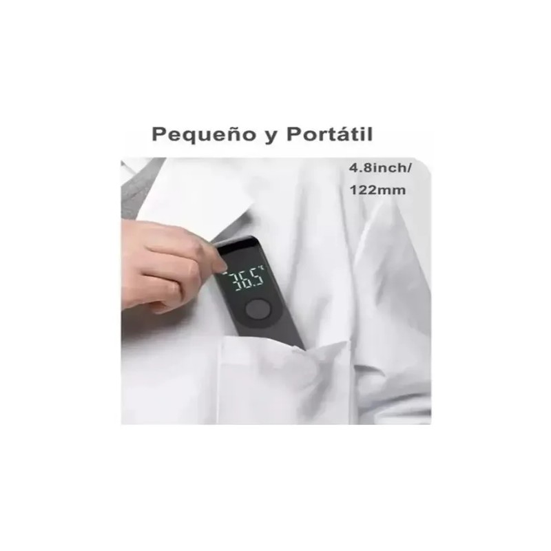 Termómetro Digital Infrarrojo Sin Contacto con Alarma y Retroiluminación LCD