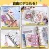 Agture Transparent Girl Seal Pad, Removable, Seal Binder, A7 Size,
