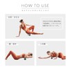 MIVIOS AMV103LG Foam Roller, Soft Type, Washable, Grid, Myofascial Release,