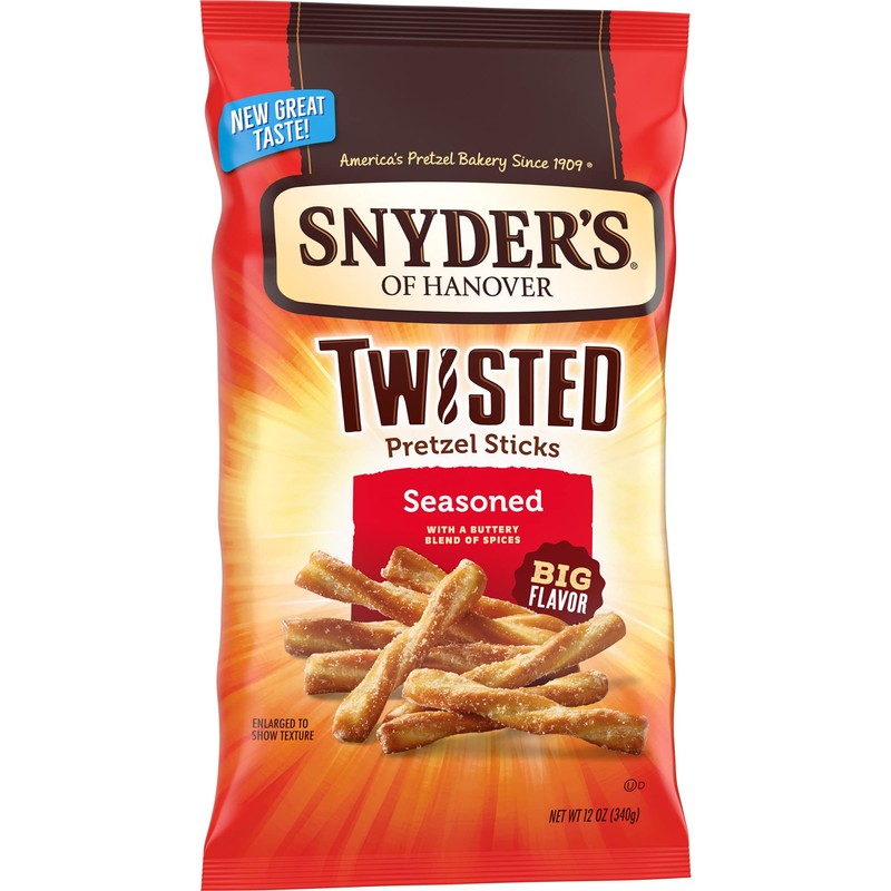 Snyder's Seasoned Twists 12oz (Pack of 2)
