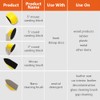 Sanding Blocks 5Pack Hook and Loop Sanding Block Round and