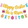 Happy Easter He is Risen Banner Jesus is Risen Theme