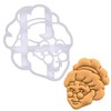 BAKERLOGY Mrs Claus Cookie Cutter - Detailed Biscuit Cutter Design