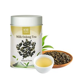 Xin Qing Milk Oolong Tea Oolong Milk Tea Jinxuan Oolong Tea Milk Fragrance Oolong Tea Taiwan High Mountain Oolong Tea Loose Leaf Oolong Tea Loose Oolong Taiwan Tea 牛奶乌龙茶 金萱茶 台湾茶 75g