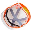 Centurion REFLEX SAFETY HELMET WHITE C/W ORANGE REAR FLASH