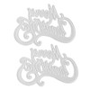 COHEALI 2pcs Christmas Metal Cutting Dies for DIY Cards Making