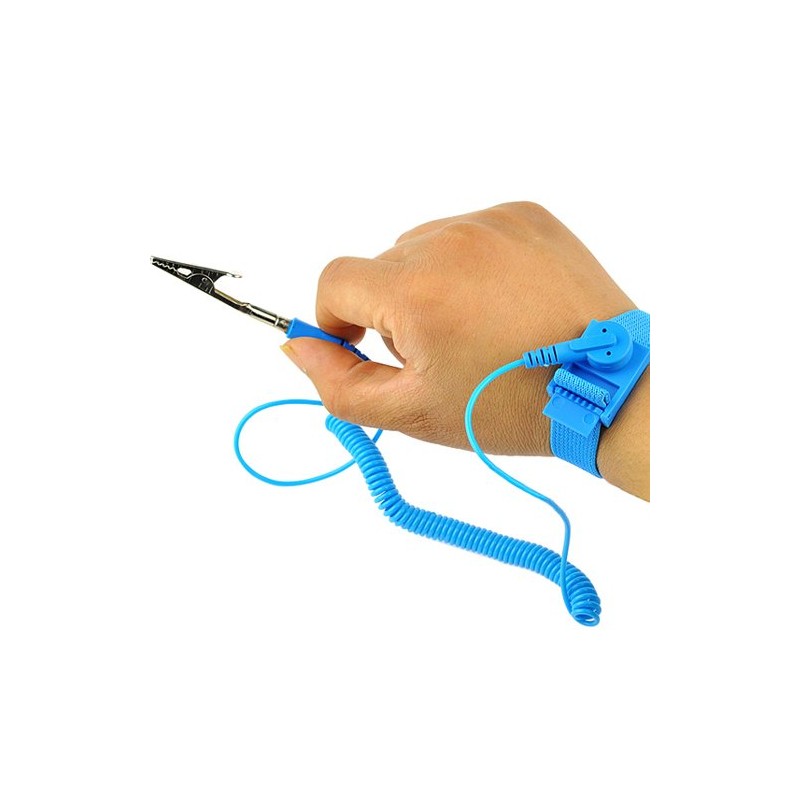 Accessotech Anti-Static Electricity Grounding Wristband Wrist Strap Band ESD Discharge