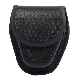 LytHarvest Hidden Snap Basketweave Handcuff Case, Molded Double Cuff Case (Basketweave Cuff Case)