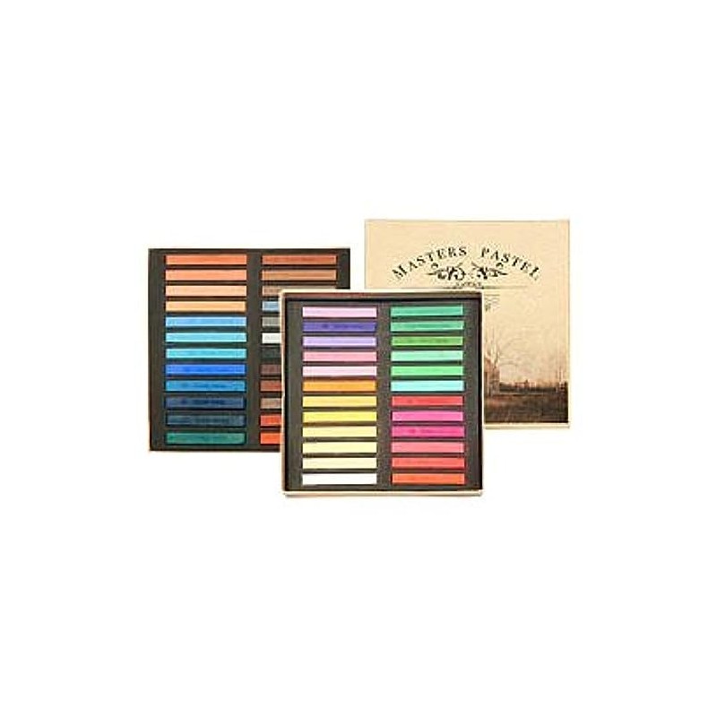 Masters Watersoluble Pastel Colouring Pencils (Pack of 48)