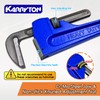 KARRYTON Pipe Wrench set,8" 10" 14" 18"(4Pack) Adjustable Jaw Opening