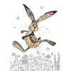 Bug Art Blank Greeting Card - Hesper Hare G034
