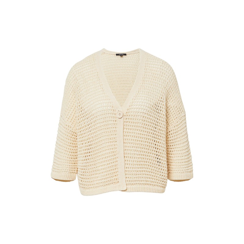 Comma Airy cardigan in boxy fit, 0505_beige, S
