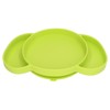 Kids Divided Plates Safe Silicone Foldable Prevent Slipping Toddler Suction