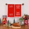 Cosiesnest Pack of 2 Tea Towels Christmas Kitchen Towels 45